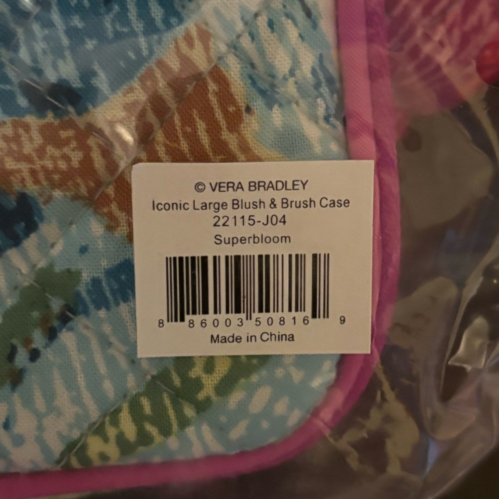 Vera Bradley Superbloom Cosmetic Case - Multicolor